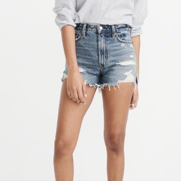 Abercrombie Annie Highrise Shorts Size 31 - Picture 2 of 5